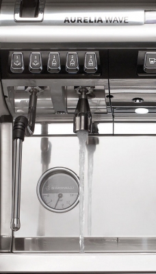 Кофемашина рожковая автоматическая NUOVA SIMONELLI AURELIA WAVE T3 2GR 380V WHITE +AUTOPURGE+EASY CREAM+HIGH GROUPS
