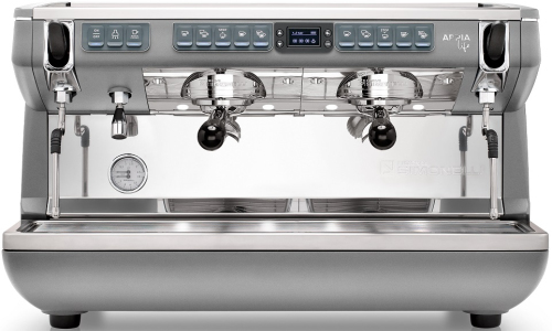 Кофемашина рожковая автоматическая NUOVA SIMONELLI APPIA LIFE XT 2GR 220V METALLIC GREY+HIGH GROUPS+ ECONOMIZER + PID