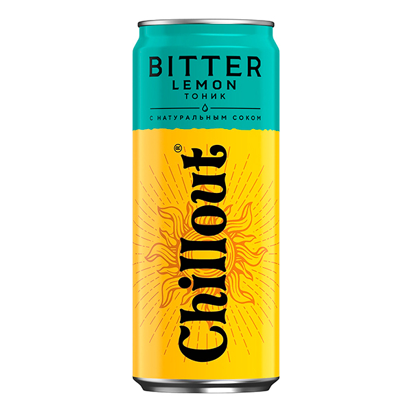 Напиток безалкогольный сильногазированный CHILLOUT BITTER LEMON Аквалайф 010500-9990125