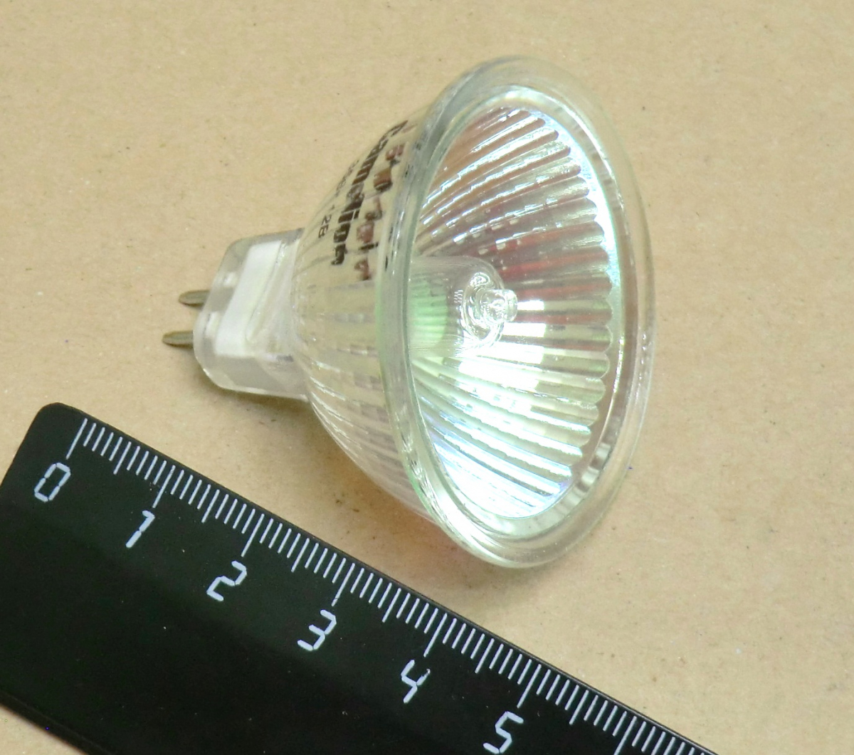 Лампа 35W галогенная 12V GU5.3 с отражателем D50MM Китай Л5014