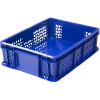 Ящик L 40см w 30см h 12см полиэтилен низкого давления (HDPE) цвет синий